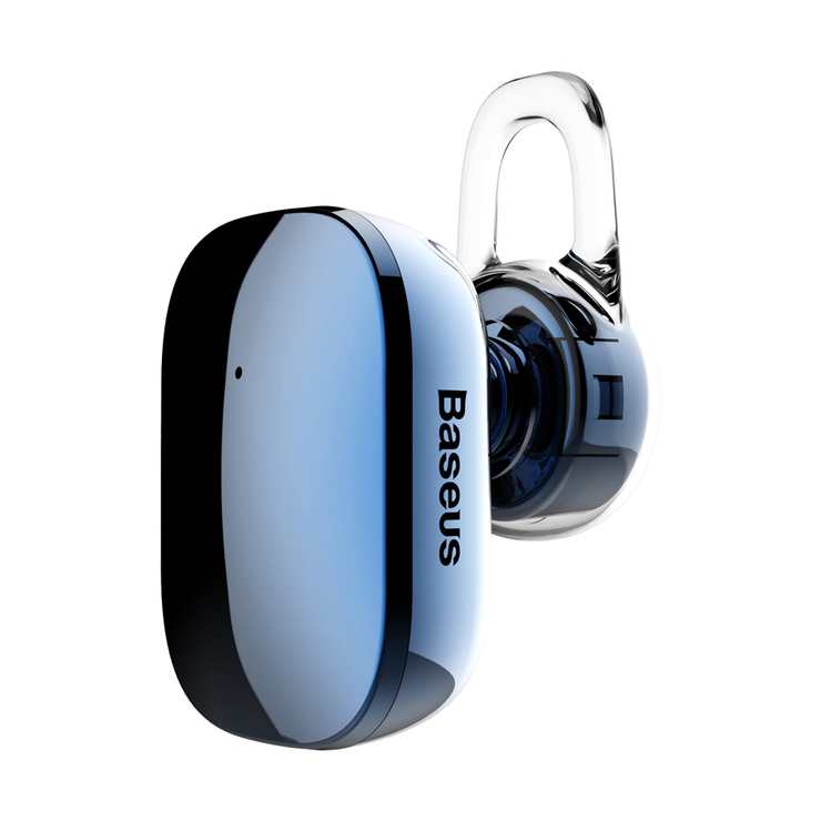 Mini Bluetooth Handsfree BASEUS, V4.1 Bluetooth v modrej farbe