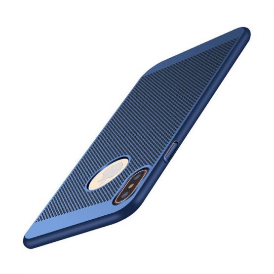 Štýlový kryt pre iPhone X v modrej farbe