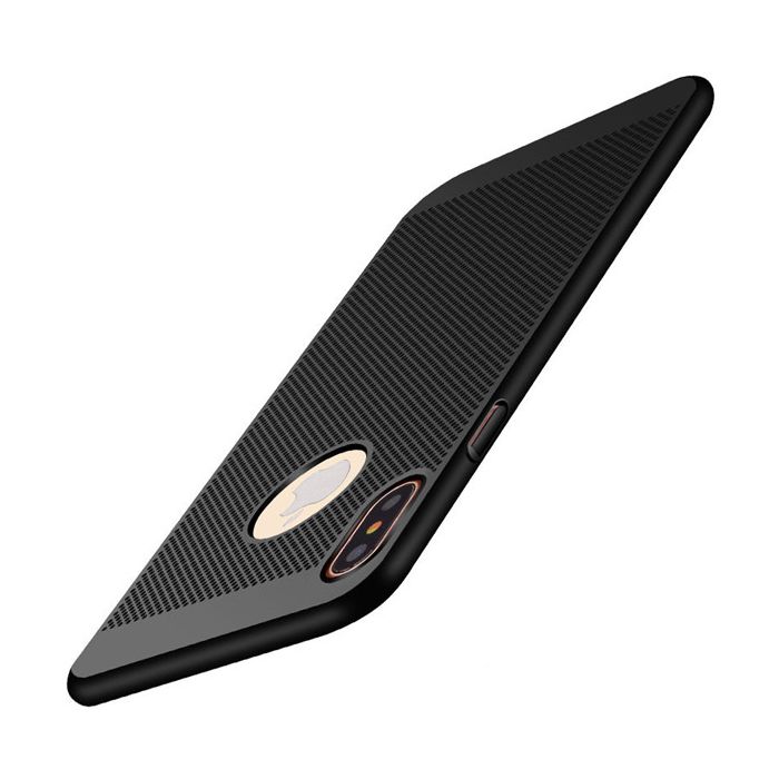 Štýlový kryt pre iPhone X v čiernej farbe