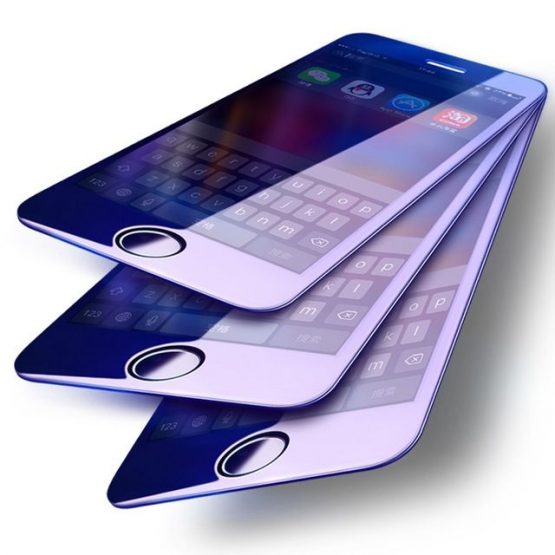 Kvalitné ochranné sklo iPhone 55sSE, Anti-blue - šetrí zrak (2)