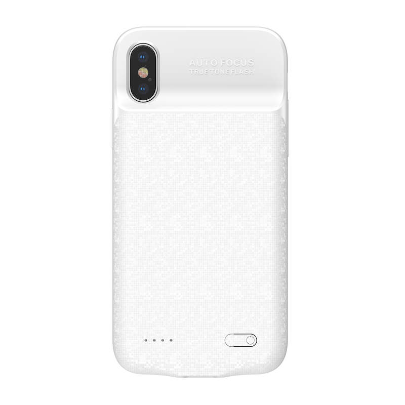 Dobíjací obal BASEUS na iPhone X, v bielej farbe, 3500 mAh