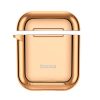 Ochranný obal BASEUS pre Apple Airpods v lesklej zlatej farbe