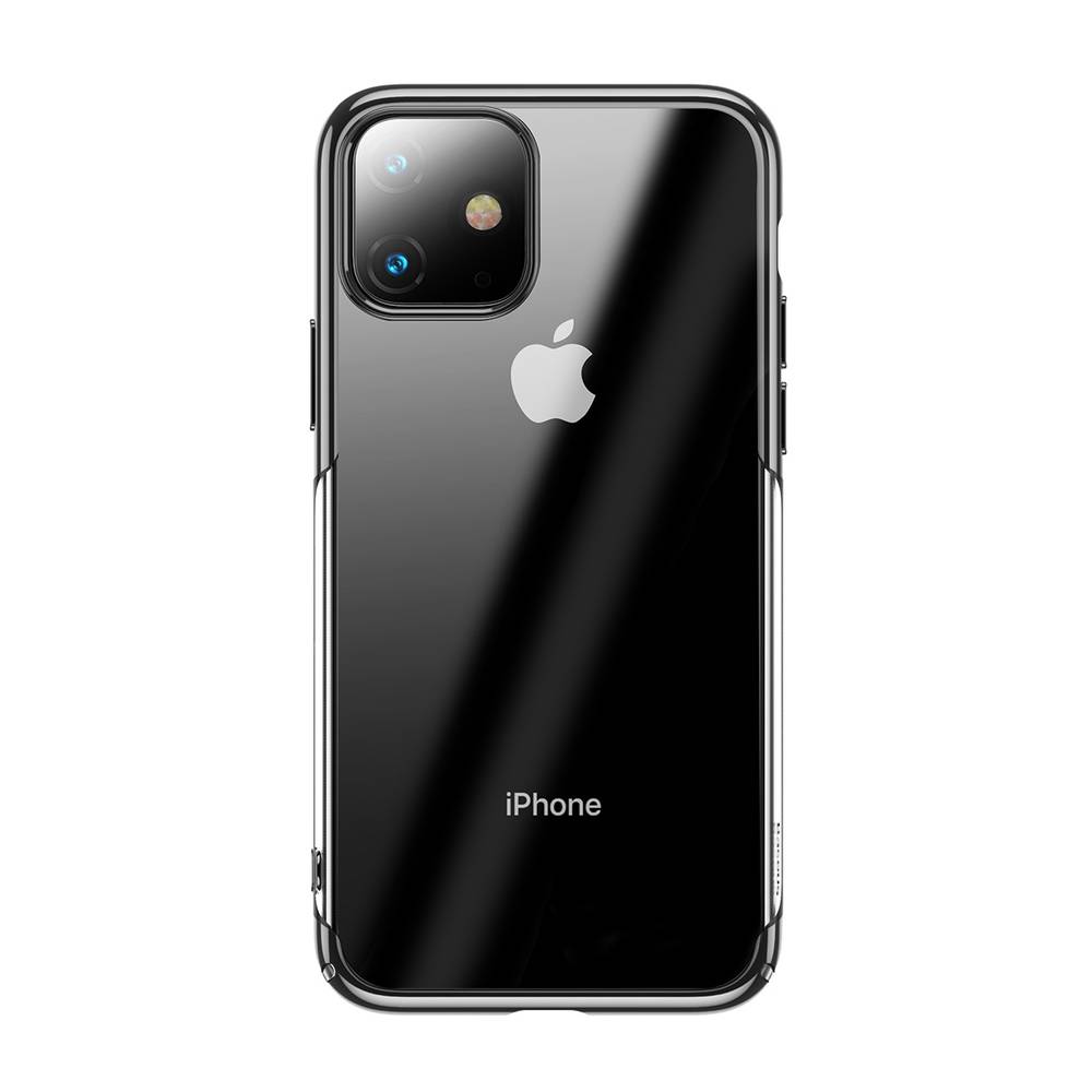 Ochranný tvrdý obal pre iPhone 11 v lesklej čiernej farbe
