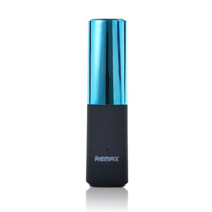 Remax Lipstick 2400mAh Powerbank, modrá farba