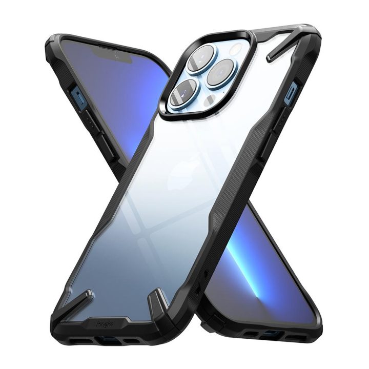 Nárazuvzdorný kryt pre iPhone 13 Pro Max, FuxionX, čierny